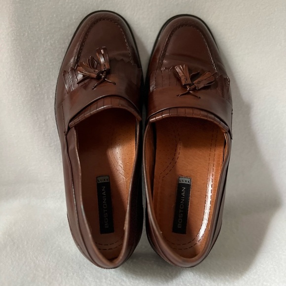 Bostonian Men’s Size 11 1/2M Brown Leather Tassel Shoes - Picture 3 of 16
